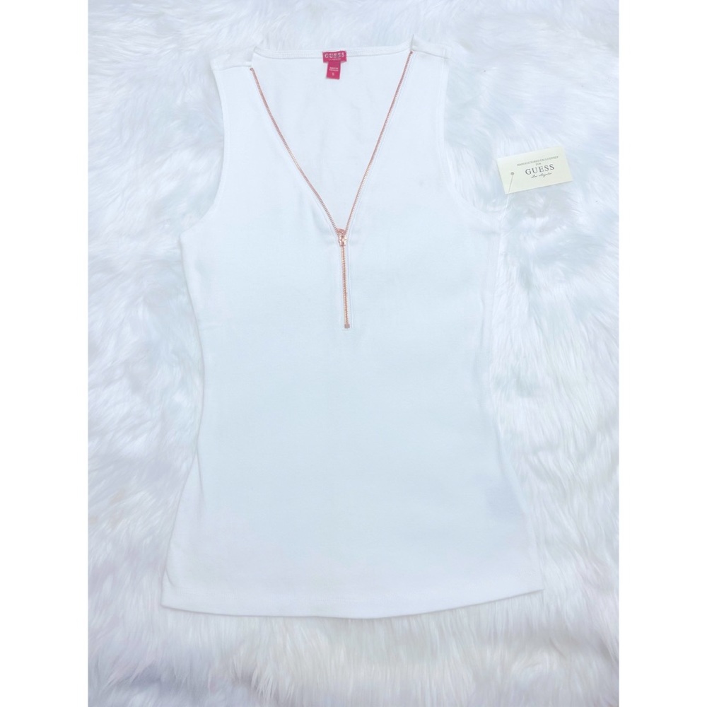 Guess Tank Top White Clothes